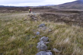 Walkover Survey photograph, Stone dyke (62w), Cambusmore Estate, Dornoch, Highland