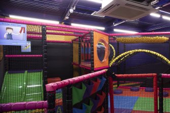 Xcite Livingston Leisure Centre.  View of soft play area.