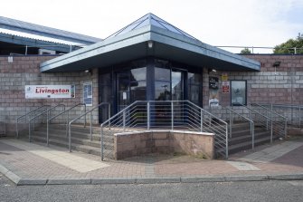 Xcite Livingston Leisure Centre. Main entrance from north east.