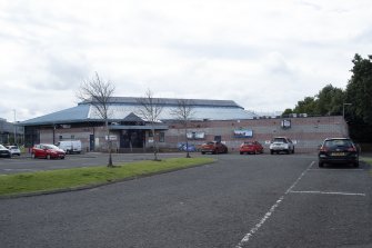 Xcite Livingston Leisure Centre.  General view from north.
