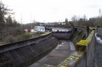 Carsfad. View from north looking towards workshop area and fish house