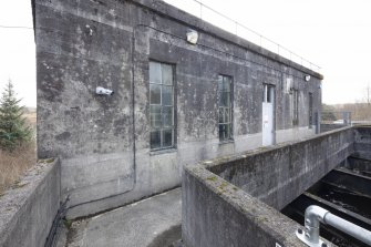 Carsfad Hydro Electric Power Station. View of Intake House from north north west