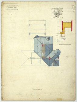 Attic floor plan