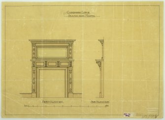 Drawing Room mantel  Elevation