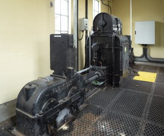 Interior. Carsfad Hydro Electric Power Station. Intake House. Takes water from the aqueduct. Water flow to two penstocks in turn feeding water to the two Turbines are regulated from here