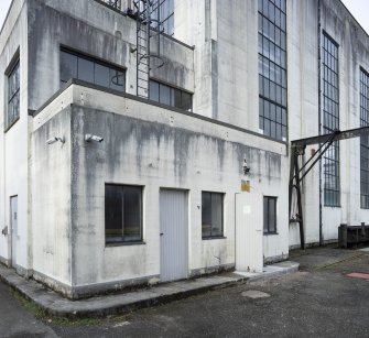 Carsfad Hydro Electric Power Station. Turbine House. View from south south east of operating room