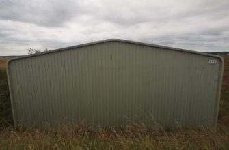 Explosives Magazine R59: the cladding at the ENE gable-end