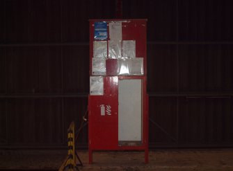 View of a fire point at the WSW end of the platform within the main transit building (Y17)