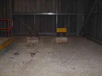 View of the buffers at the end of the Narrow Gauge Railway track within the main transit building (Y17)