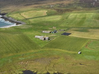 Oblique aerial view