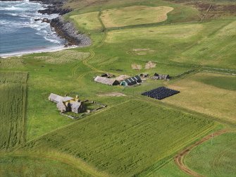 Oblique aerial view