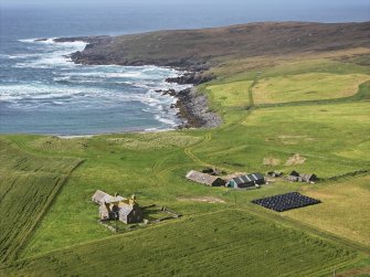 Oblique aerial view