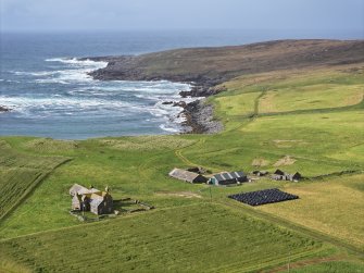 Oblique aerial view