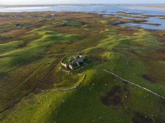 Oblique aerial view