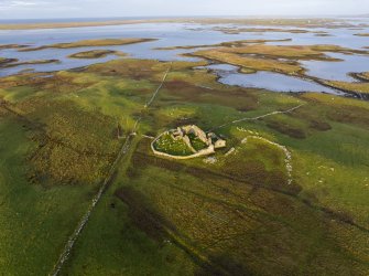 Oblique aerial view