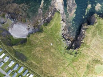 Aerial view of Recreation (Holiday Park) Area of Townscape Character, Eyemouth and Eyemouth Fort, King's Mount, Eyemouth