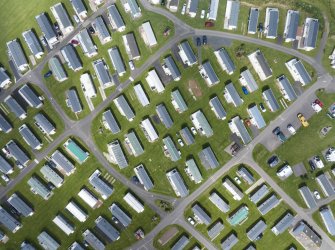 Aerial view of Recreation (Holiday Park) Area of Townscape Character, Eyemouth