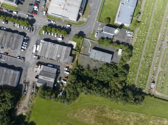 Aerial view from south showing Industrial (Acredale and Eyemouth Industrial Estates) and Victorian Expansion Areas of Townscape Character, Eyemouth