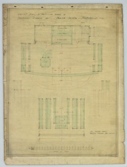 Layout plan of proposed scheme for Parish Church, Portobello.