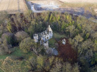 Oblique aerial view from SE