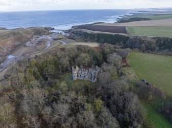 Oblique aerial view