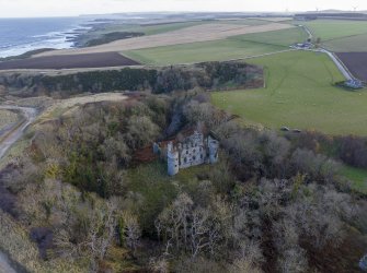 Oblique aerial view