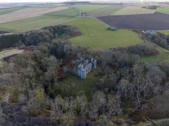 Oblique aerial view