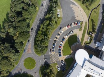 Aerial view of Modern (Gunsgreenhill) Area of Townscape Character, Eyemouth