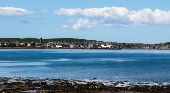 Campbeltown, as seen from Loch Campbeltown