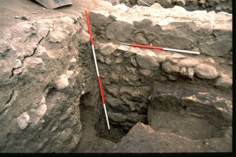 Deep foundation for Carmelite friary church