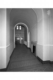 Aberdeen, Castle Street, Municipal Buildings, Tolbooth Tower.
General view of ground floor entrance hall from North.