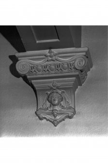 Interior - council chamber, detail of corbel