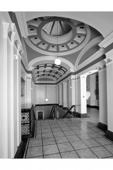 Interior - main staircase, landing, view from south west