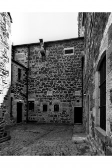 Rear facade, view from northern courtyard