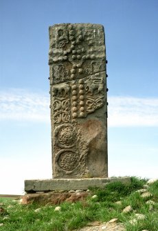 Shandwick Pictish cross-slab symbol stone.