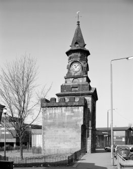 View of Old Town Hall, Pollokshaw, from east.
