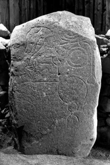 Rhynie Pictish symbol stone. (No. 5)