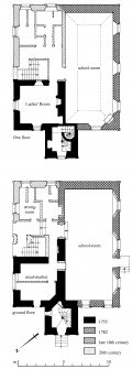 Floor plans: ground; first; second; third; fourth
Preparatory drawing for 'Tolbooths and Town-Houses', RCAHMS, 1996.
N.d.