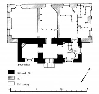 Ground floor plan
Preparatory drawing for 'Tolbooths and Town-Houses', RCAHMS, 1996.
N.d.