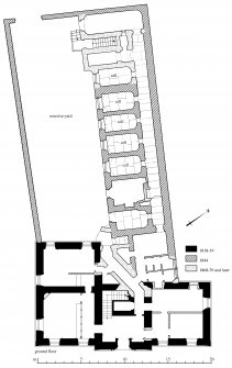 Ground floor plan
Preparatory drawing for 'Tolbooths and Town-Houses', RCAHMS, 1996.
N.d.