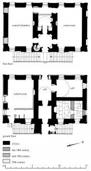 Floor plans
Preparatory drawing for 'Tolbooths and Town-Houses', RCAHMS, 1996.
N.d.