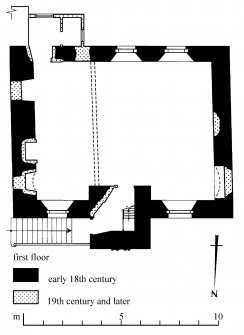 First floor plan
Preparatory drawing for 'Tolbooths and Town-Houses', RCAHMS, 1996.
N.d.