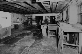 Interior of fish-preparation house.