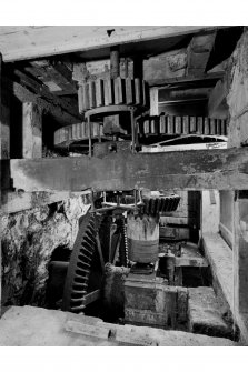 Interior.
Detail of wheel in gear cupboard.