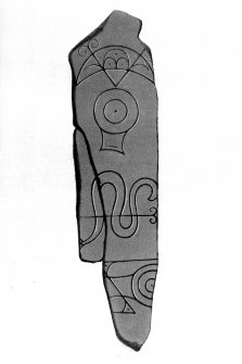 Inverurie symbol stone 1,  from J Stuart, The Sculptured Stones of Scotland, i, pl. 113