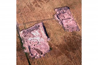 Aerial photograph showing Belhie during excavations.