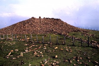 View of cairn from the west.