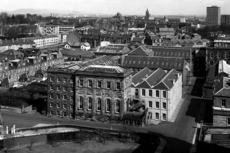 General view of mill complex from South West including No.1 and No.3 Mills