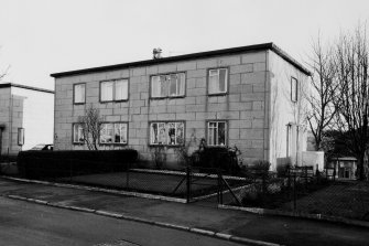 Aberdeen, Garthdee Estate, Orlit Houses.
General view of specimen blocks from North.