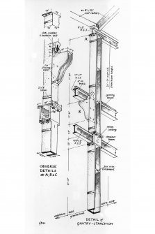 Structural details of gantry and stanchion